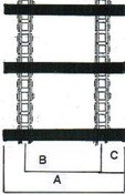 Agco Feeder Chain 69 Links 2 chain
